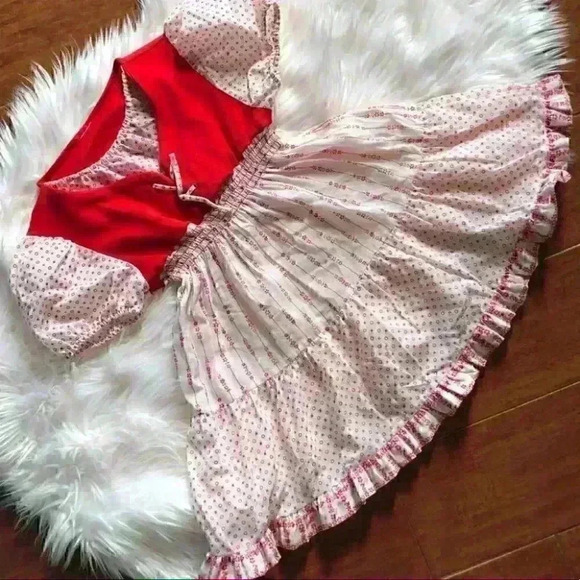 vtg 70s 80s party? pageant competition? dress girl - Picture 2 of 6